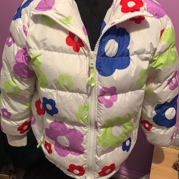 Colorful Puffer Coat - Picture 1 of 3